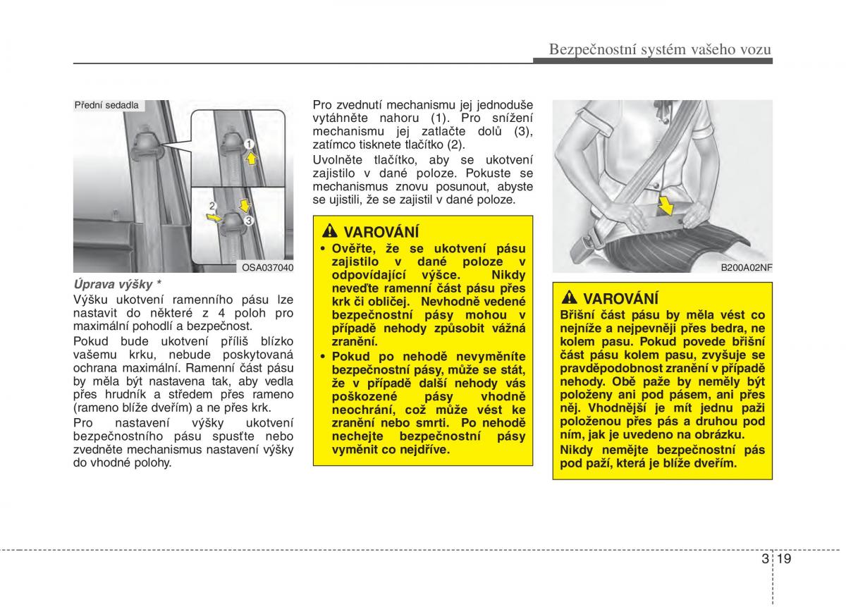 KIA Picanto I 1 navod k obsludze / page 34