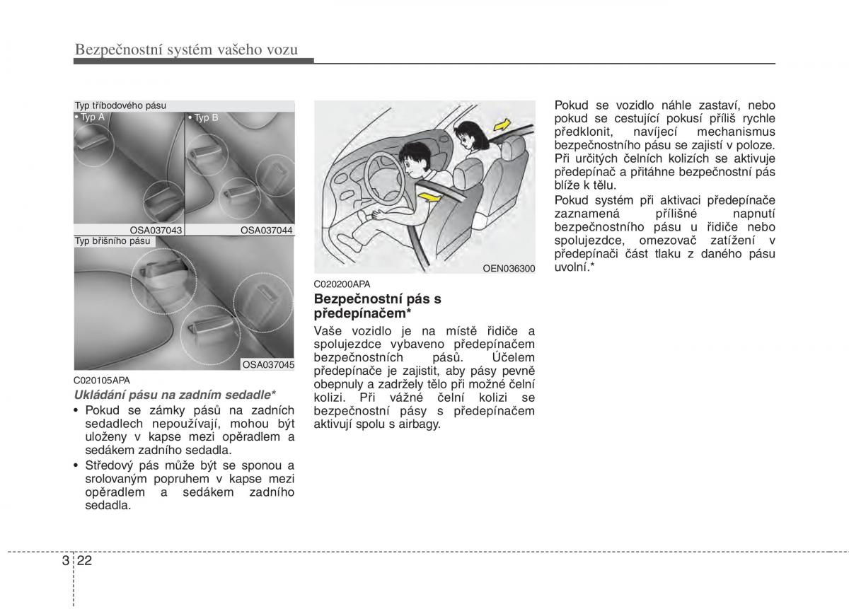 KIA Picanto I 1 navod k obsludze / page 37