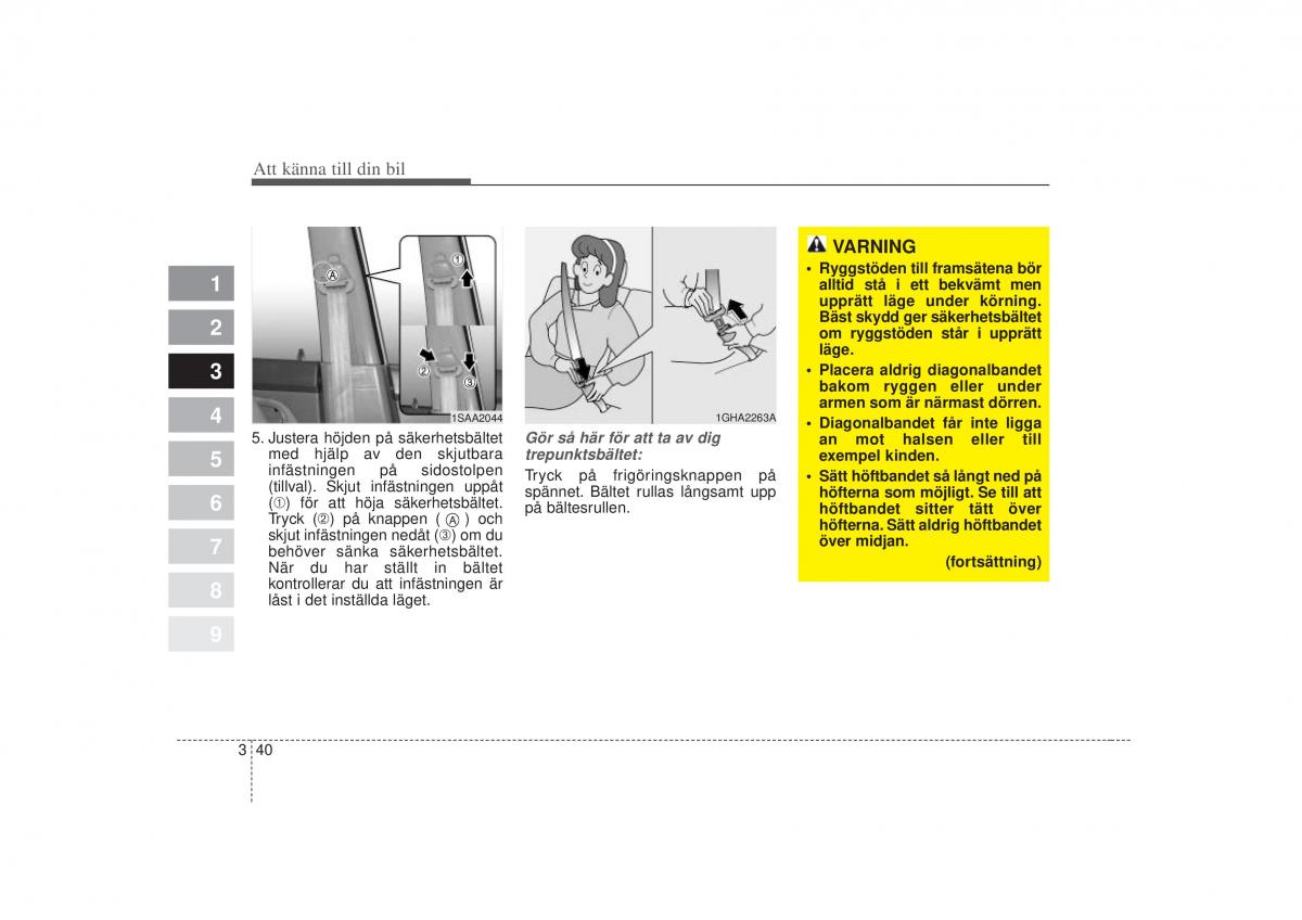 KIA Picanto I 1 instruktionsbok / page 55