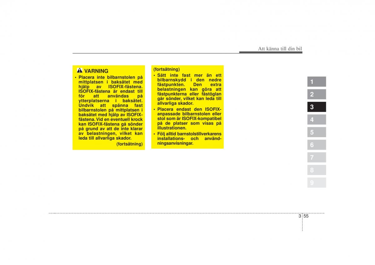 KIA Picanto I 1 instruktionsbok / page 70