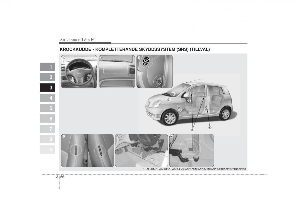 KIA Picanto I 1 instruktionsbok / page 71