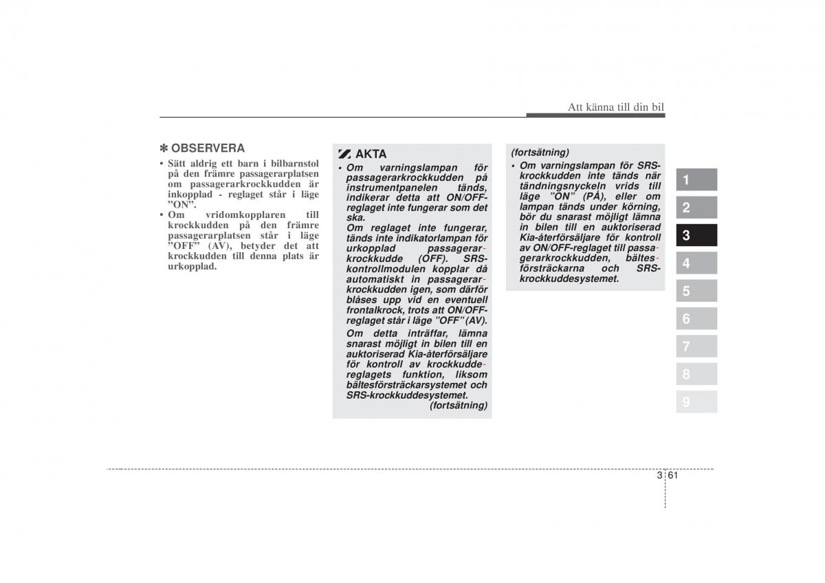 KIA Picanto I 1 instruktionsbok / page 76