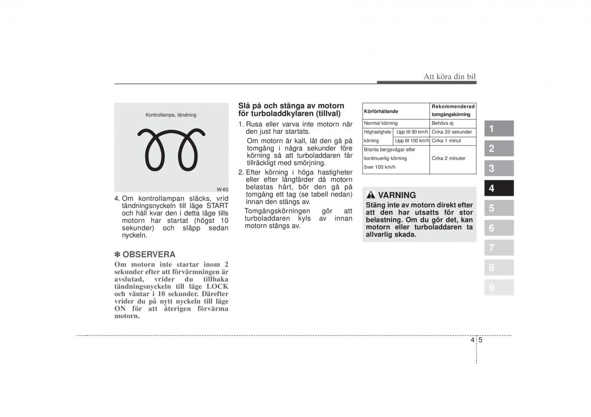 KIA Picanto I 1 instruktionsbok / page 112