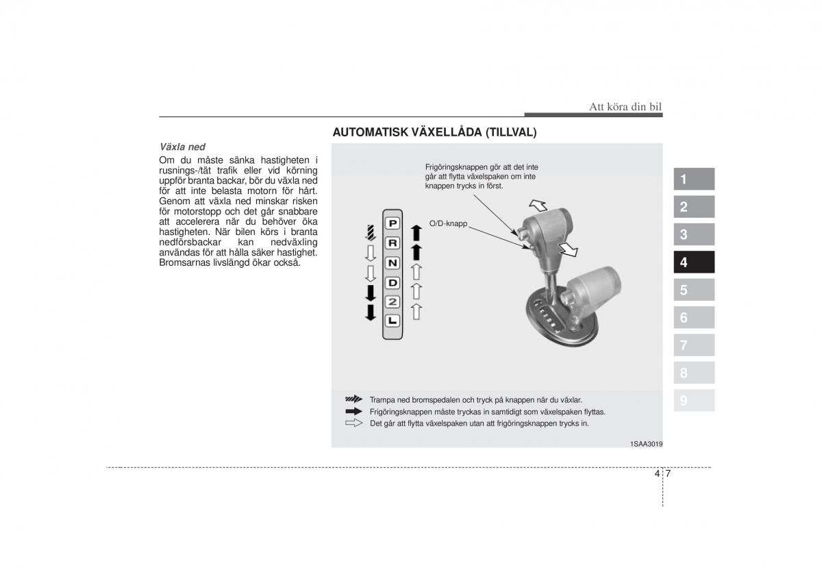 KIA Picanto I 1 instruktionsbok / page 114