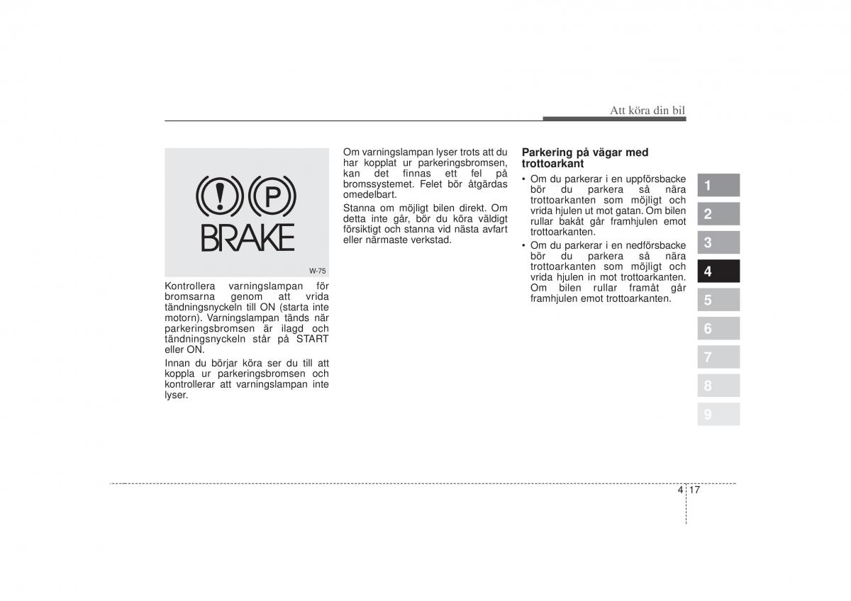 KIA Picanto I 1 instruktionsbok / page 124