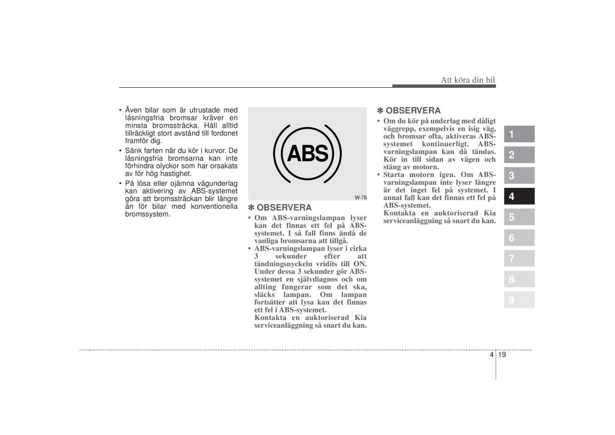 KIA Picanto I 1 instruktionsbok / page 126