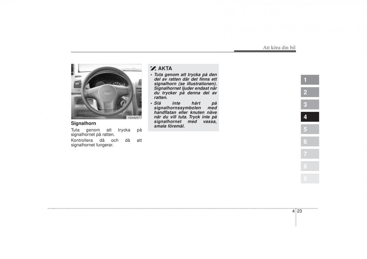 KIA Picanto I 1 instruktionsbok / page 130