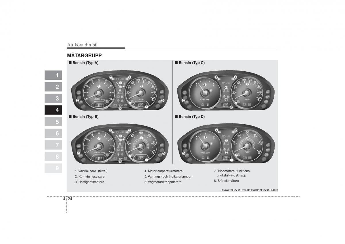 KIA Picanto I 1 instruktionsbok / page 131