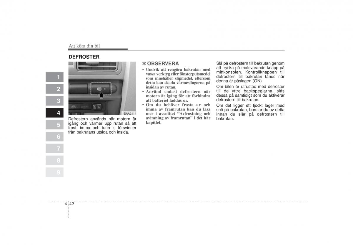 KIA Picanto I 1 instruktionsbok / page 149