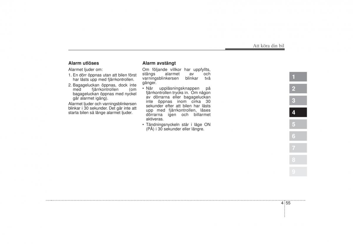 KIA Picanto I 1 instruktionsbok / page 162