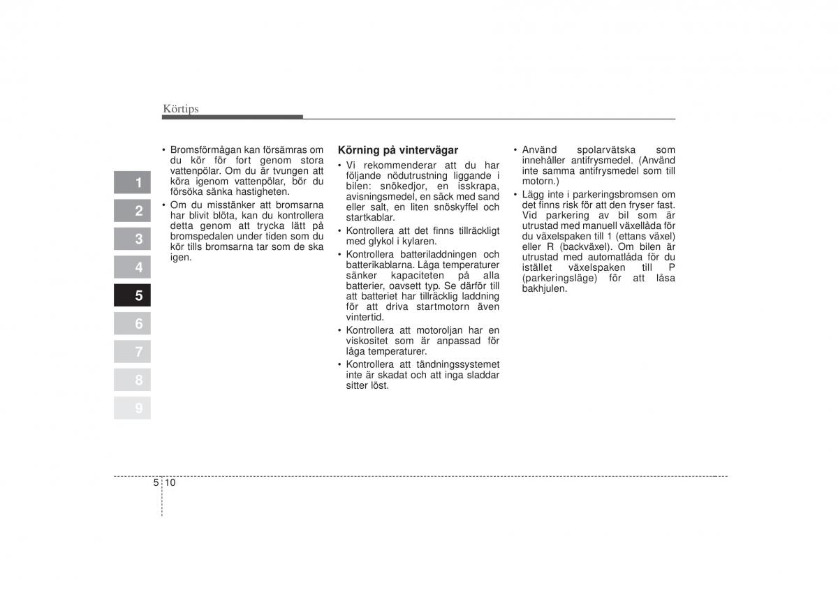 KIA Picanto I 1 instruktionsbok / page 172