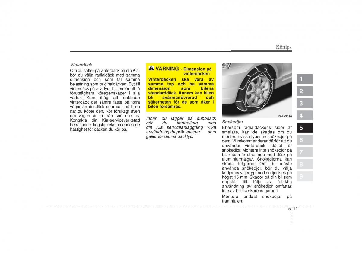 KIA Picanto I 1 instruktionsbok / page 173