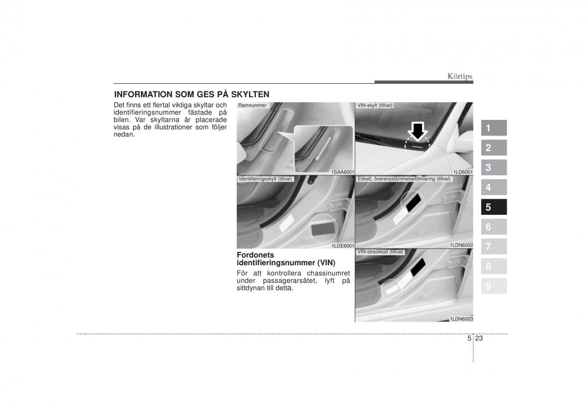 KIA Picanto I 1 instruktionsbok / page 185