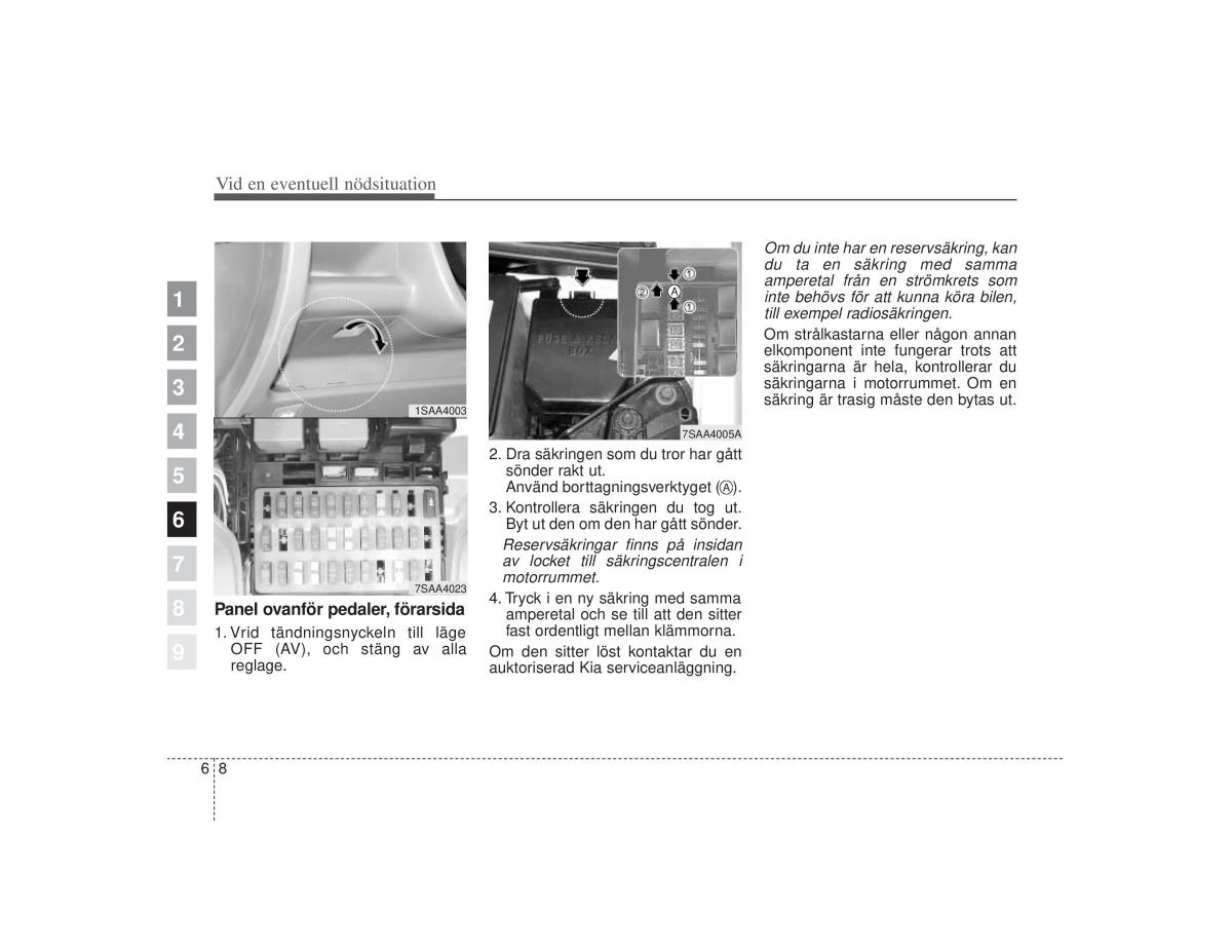 KIA Picanto I 1 instruktionsbok / page 194