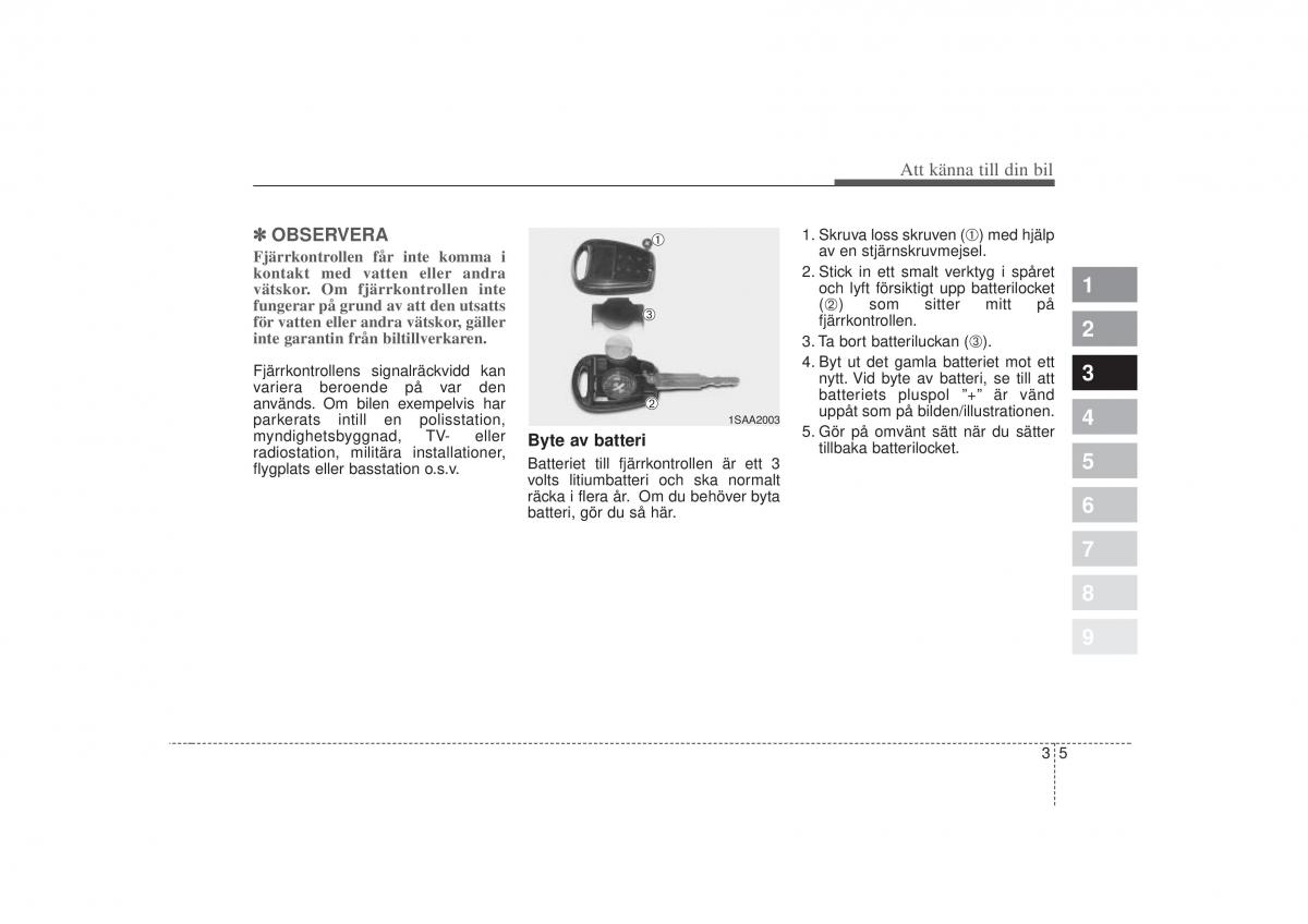 KIA Picanto I 1 instruktionsbok / page 20