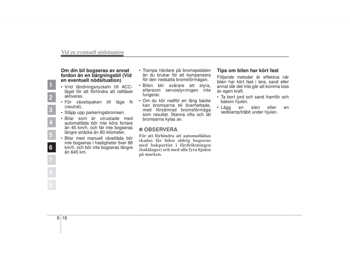 KIA Picanto I 1 instruktionsbok / page 204