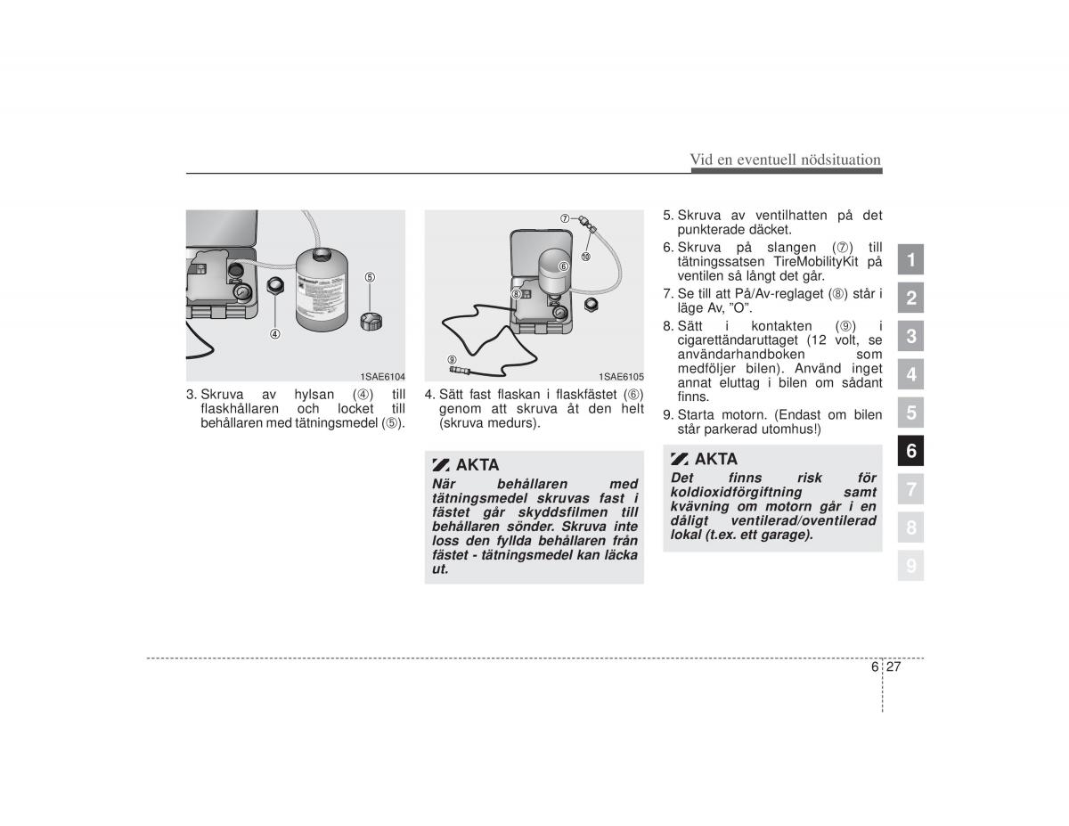 KIA Picanto I 1 instruktionsbok / page 213