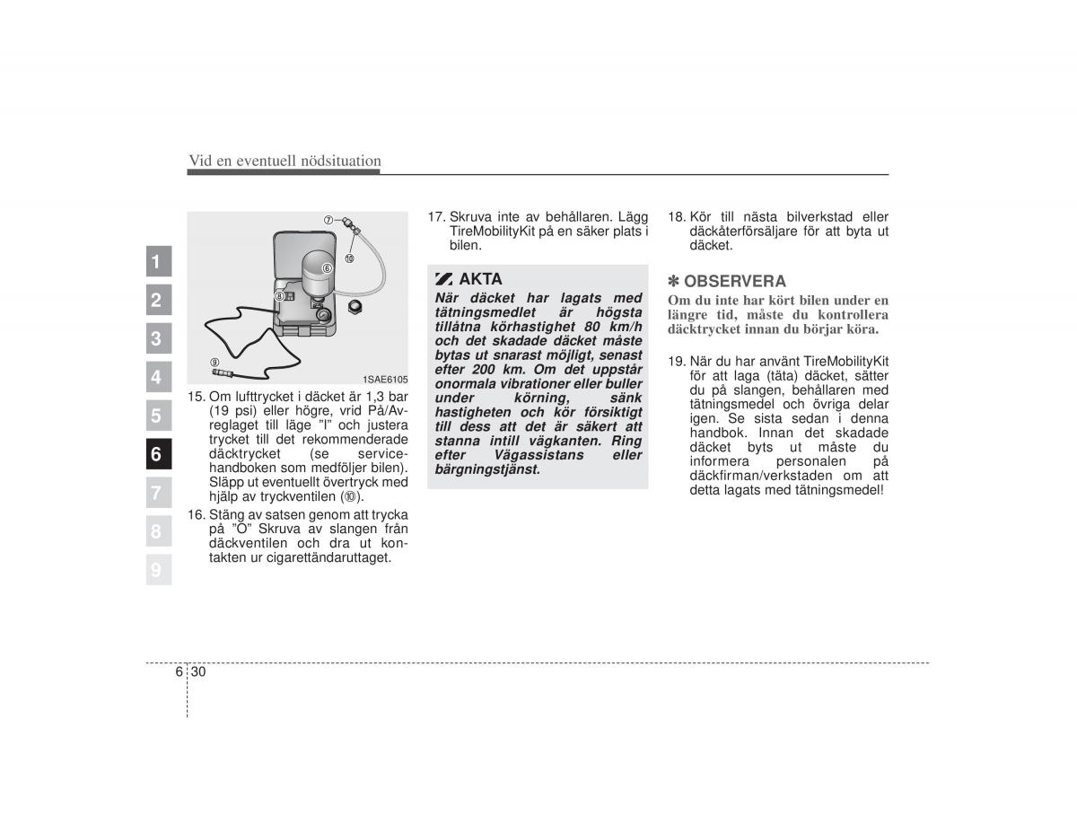 KIA Picanto I 1 instruktionsbok / page 216