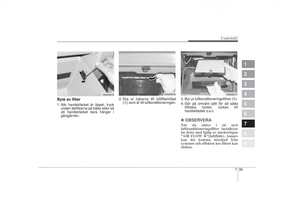 KIA Picanto I 1 instruktionsbok / page 254