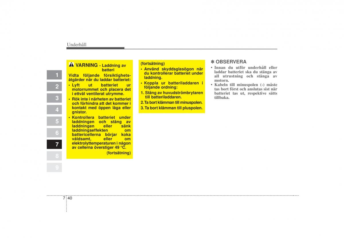 KIA Picanto I 1 instruktionsbok / page 259