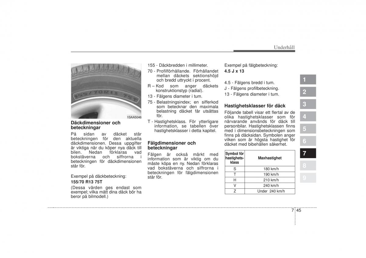 KIA Picanto I 1 instruktionsbok / page 264