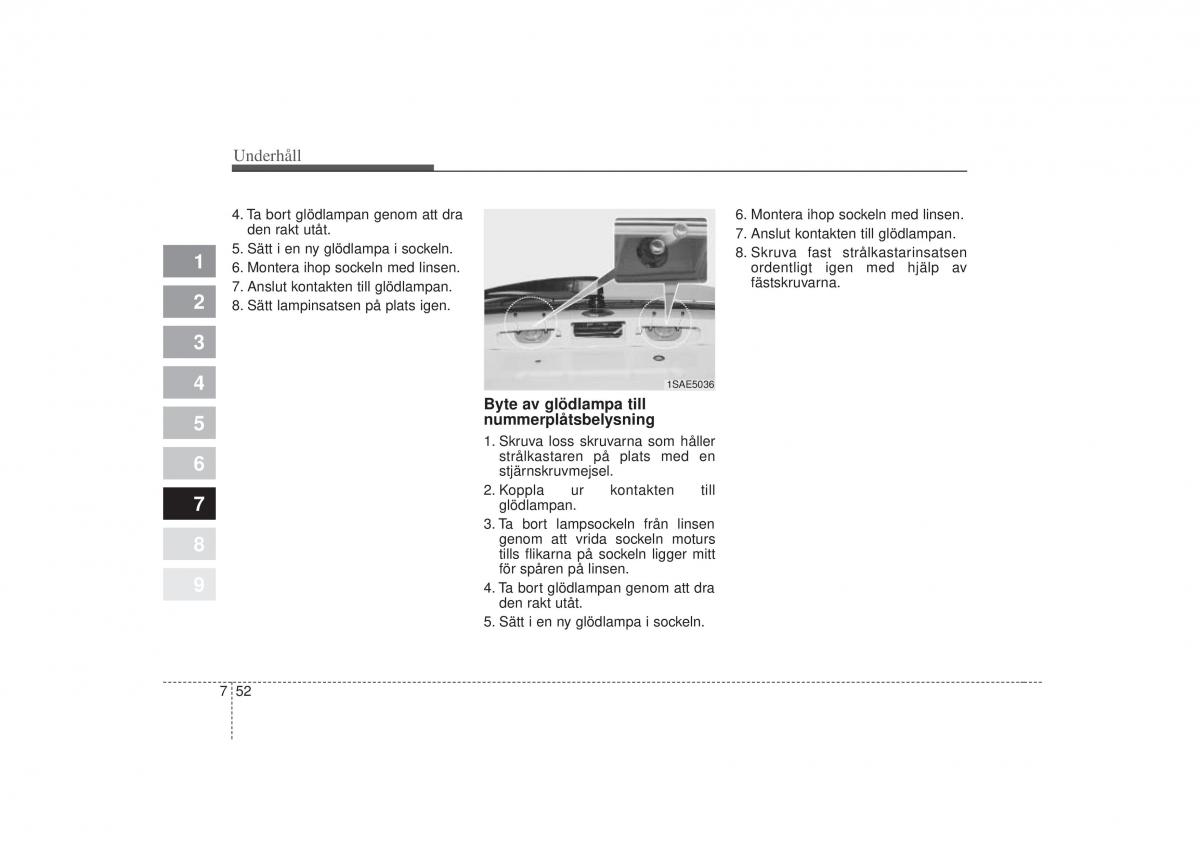 KIA Picanto I 1 instruktionsbok / page 271