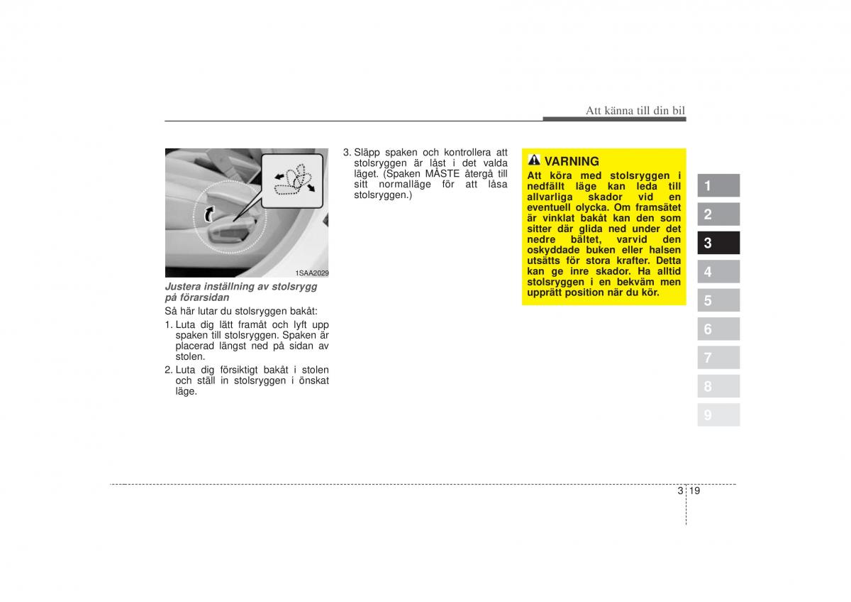 KIA Picanto I 1 instruktionsbok / page 34