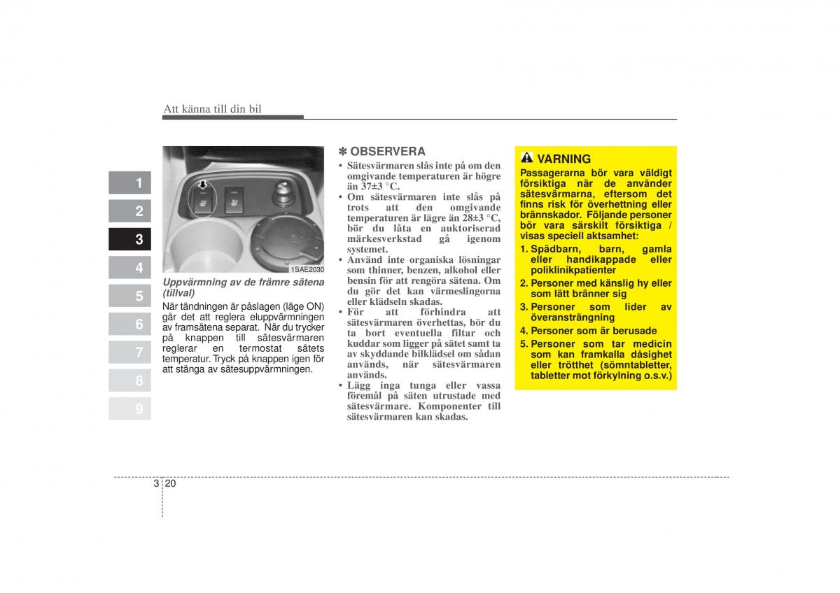 KIA Picanto I 1 instruktionsbok / page 35