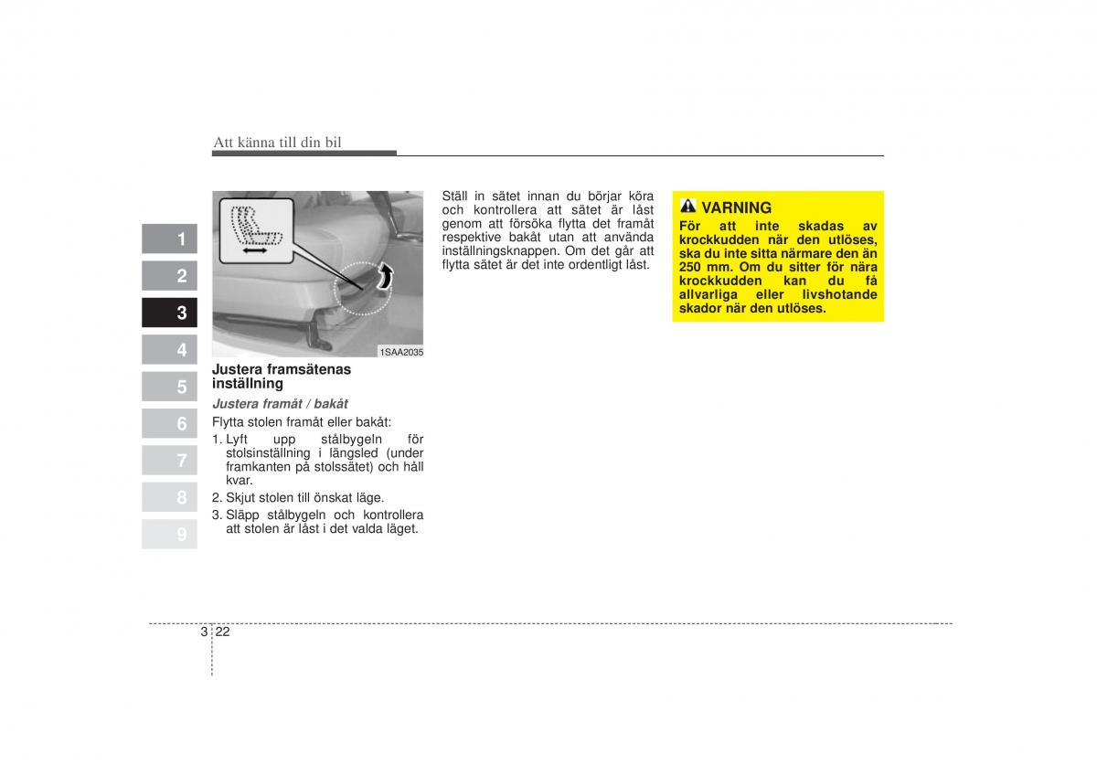 KIA Picanto I 1 instruktionsbok / page 37