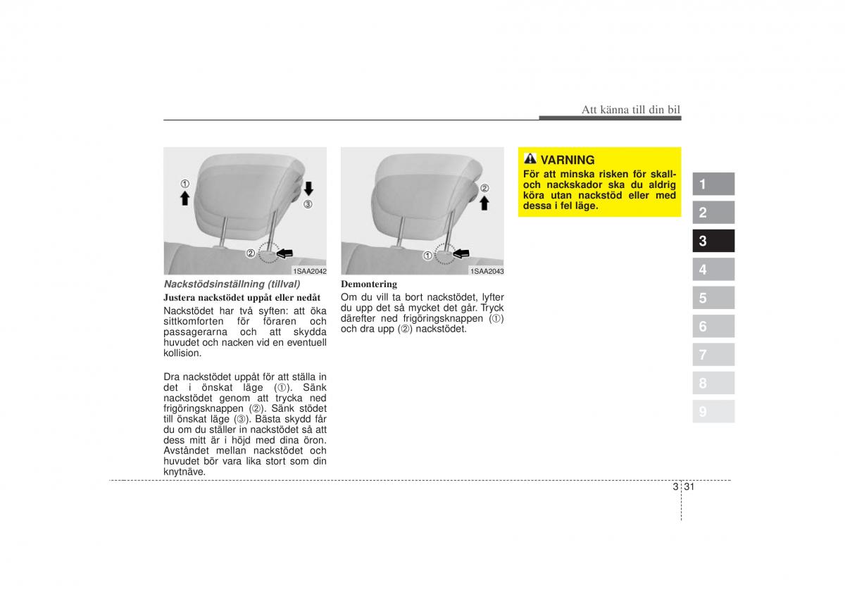 KIA Picanto I 1 instruktionsbok / page 46