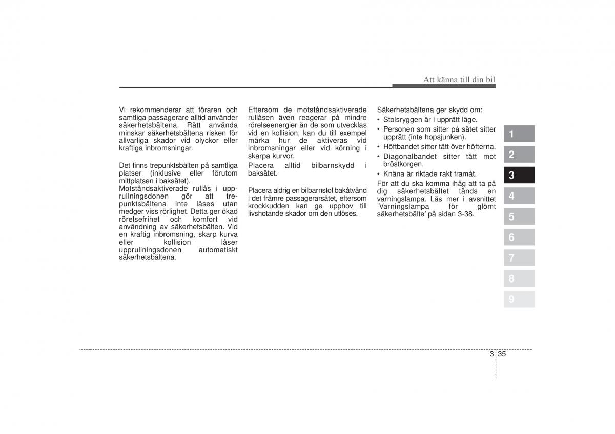 KIA Picanto I 1 instruktionsbok / page 50