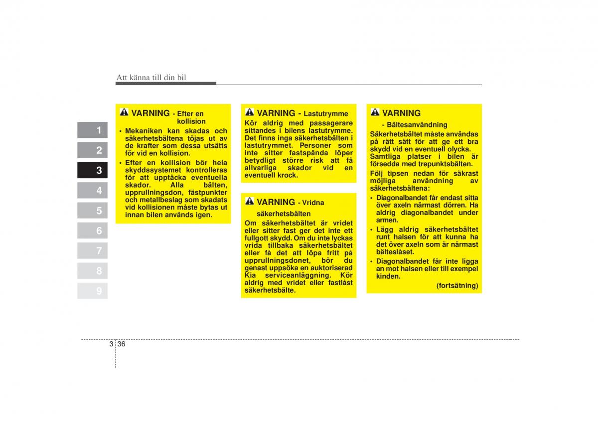 KIA Picanto I 1 instruktionsbok / page 51