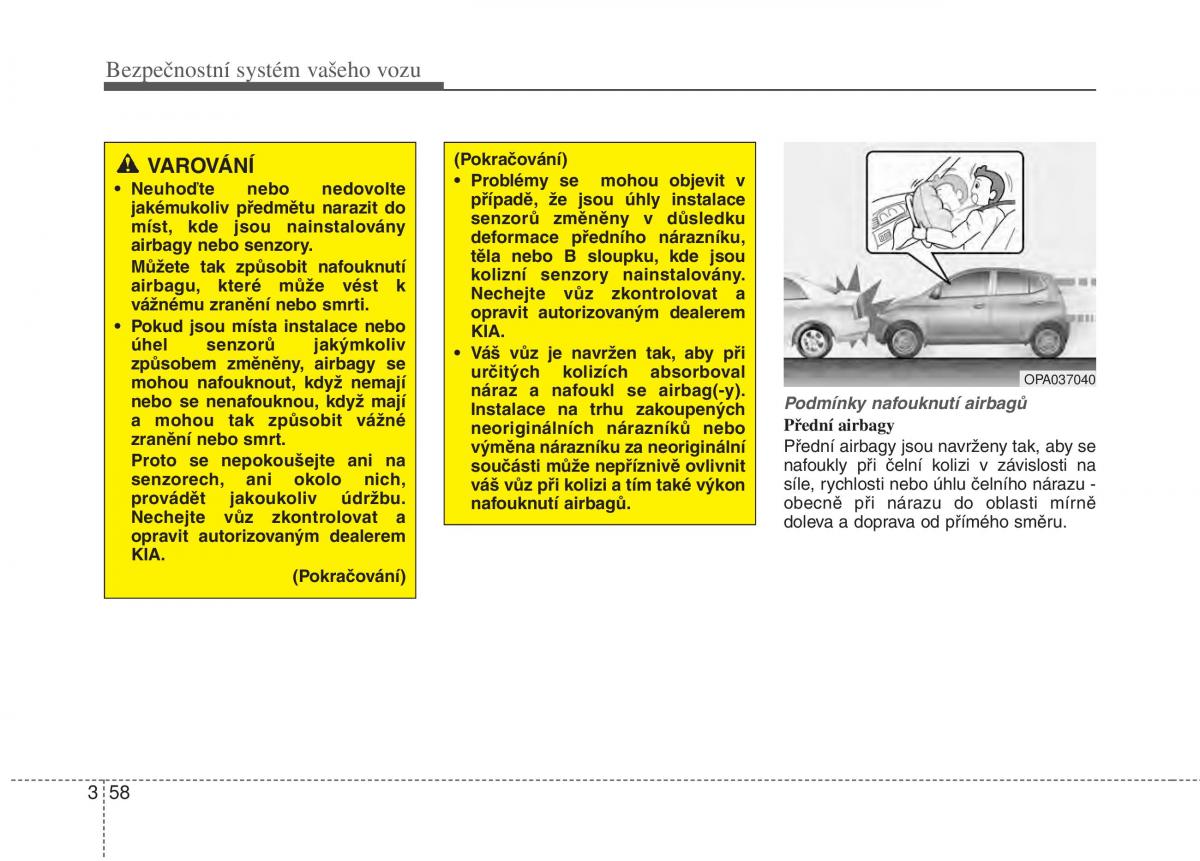 KIA Picanto II 2 navod k obsludze / page 71