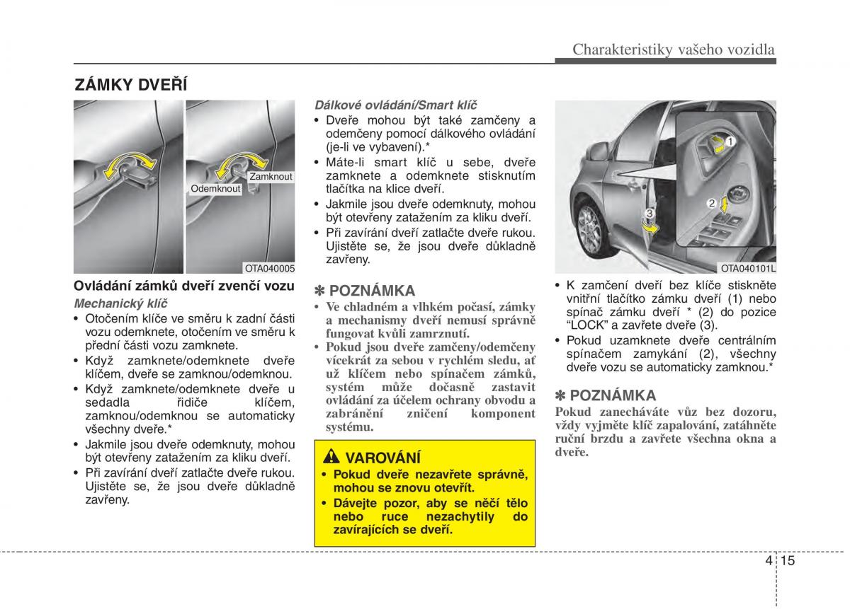 KIA Picanto II 2 navod k obsludze / page 92