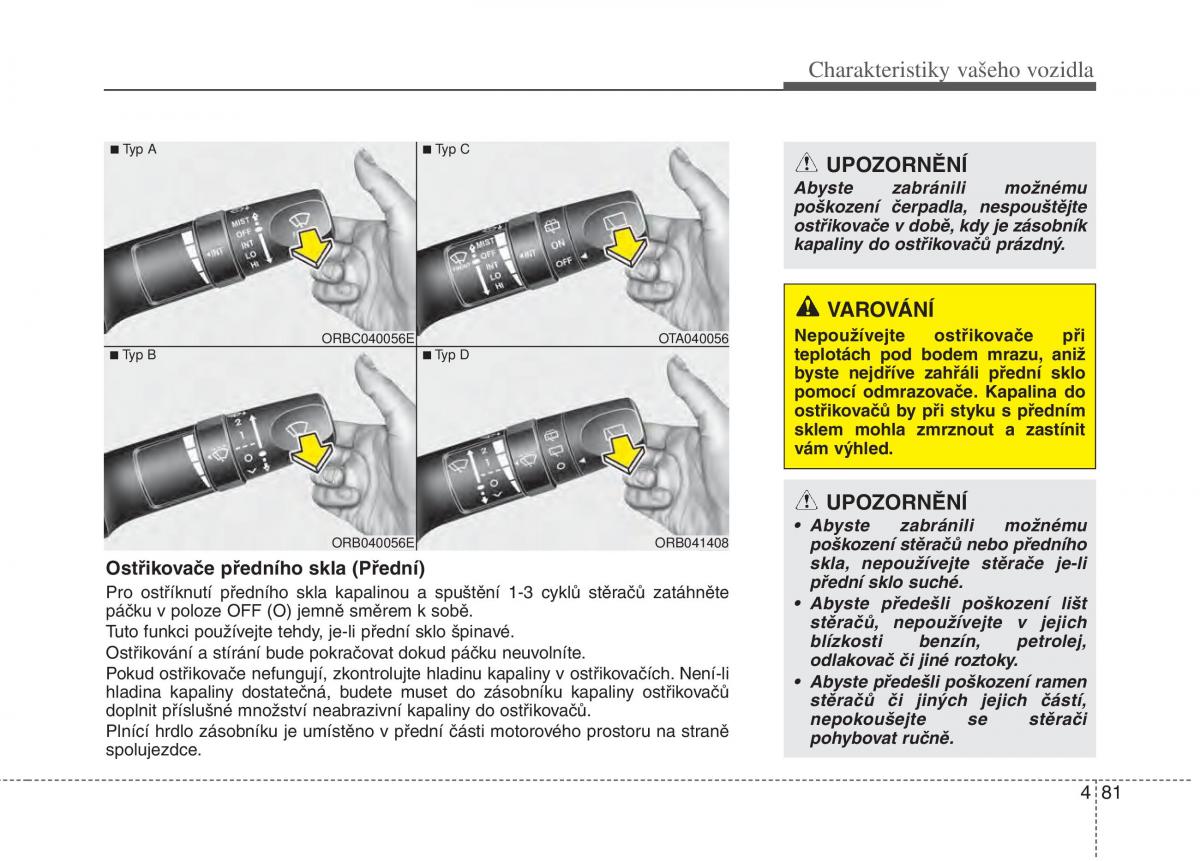 KIA Picanto II 2 navod k obsludze / page 158