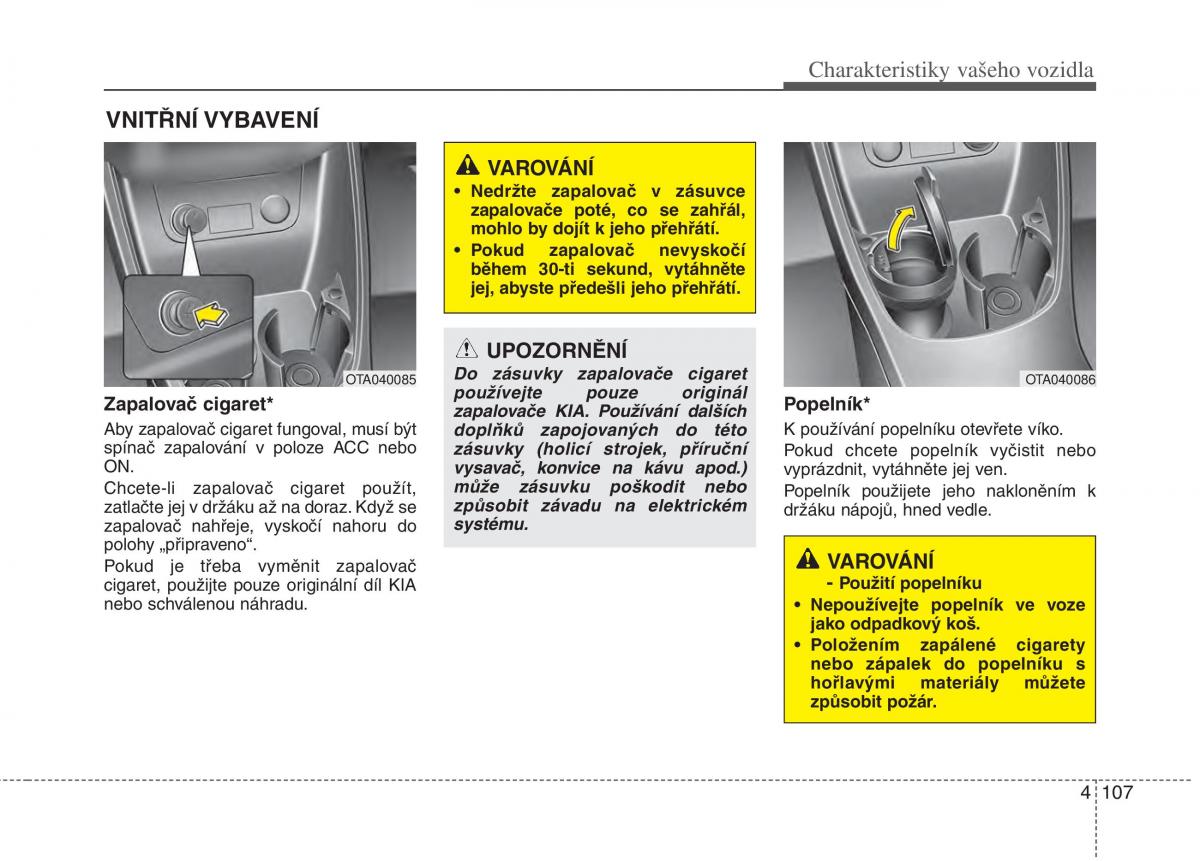 KIA Picanto II 2 navod k obsludze / page 184