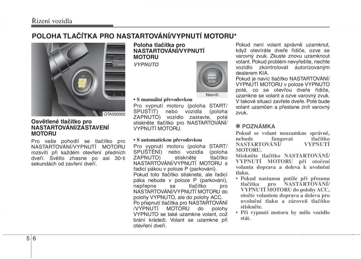 KIA Picanto II 2 navod k obsludze / page 235