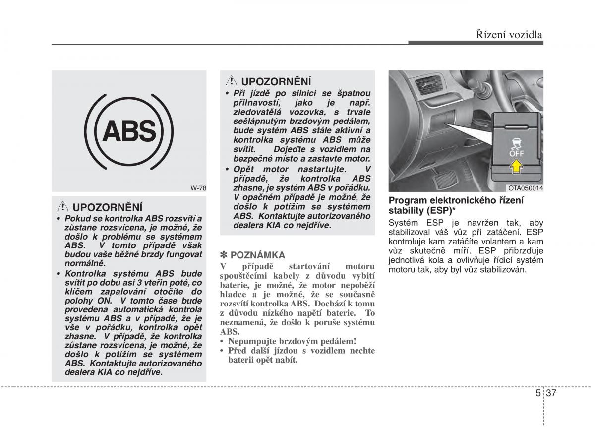 KIA Picanto II 2 navod k obsludze / page 266