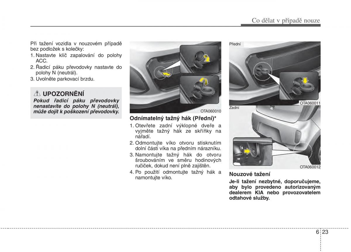 KIA Picanto II 2 navod k obsludze / page 315