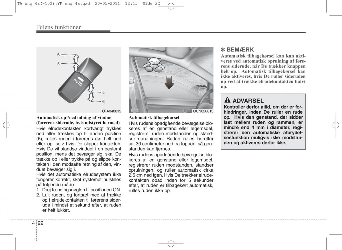 KIA Picanto II 2 Bilens instruktionsbog / page 98