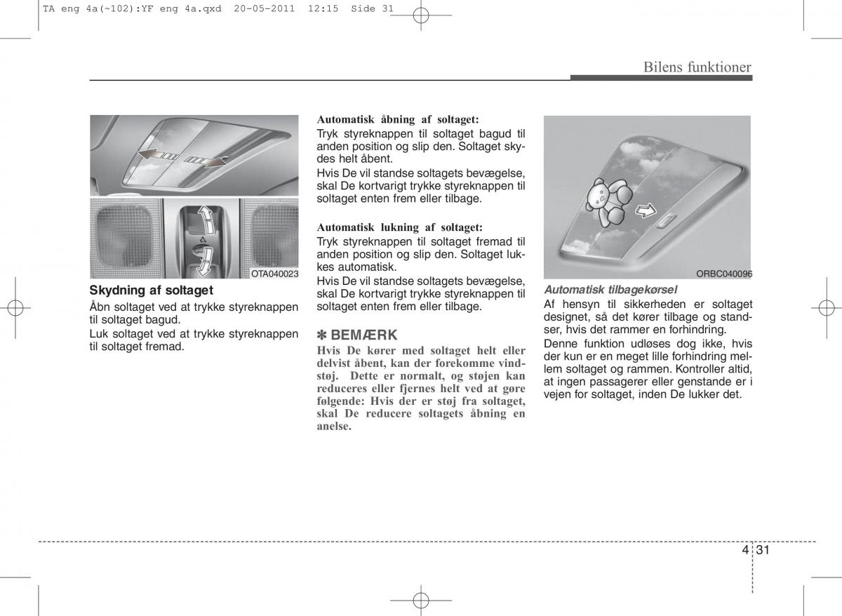 KIA Picanto II 2 Bilens instruktionsbog / page 107