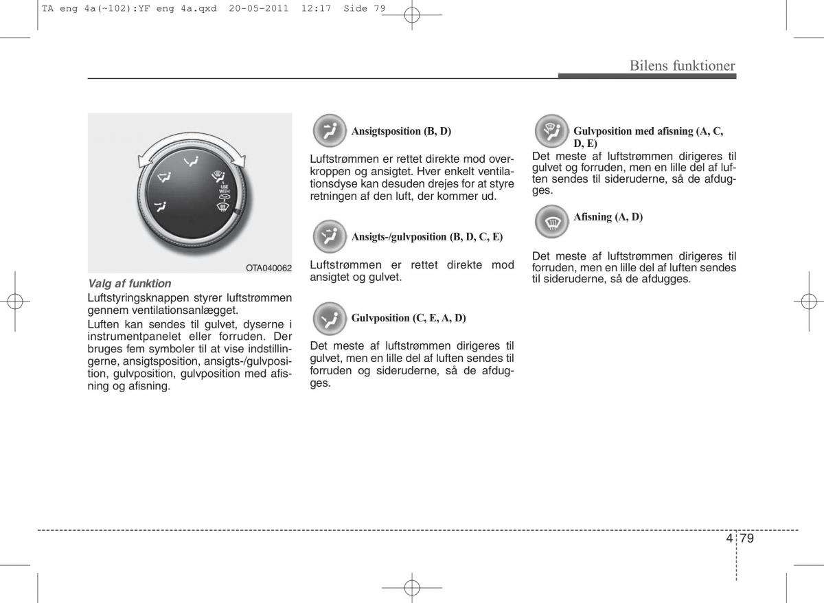 KIA Picanto II 2 Bilens instruktionsbog / page 155