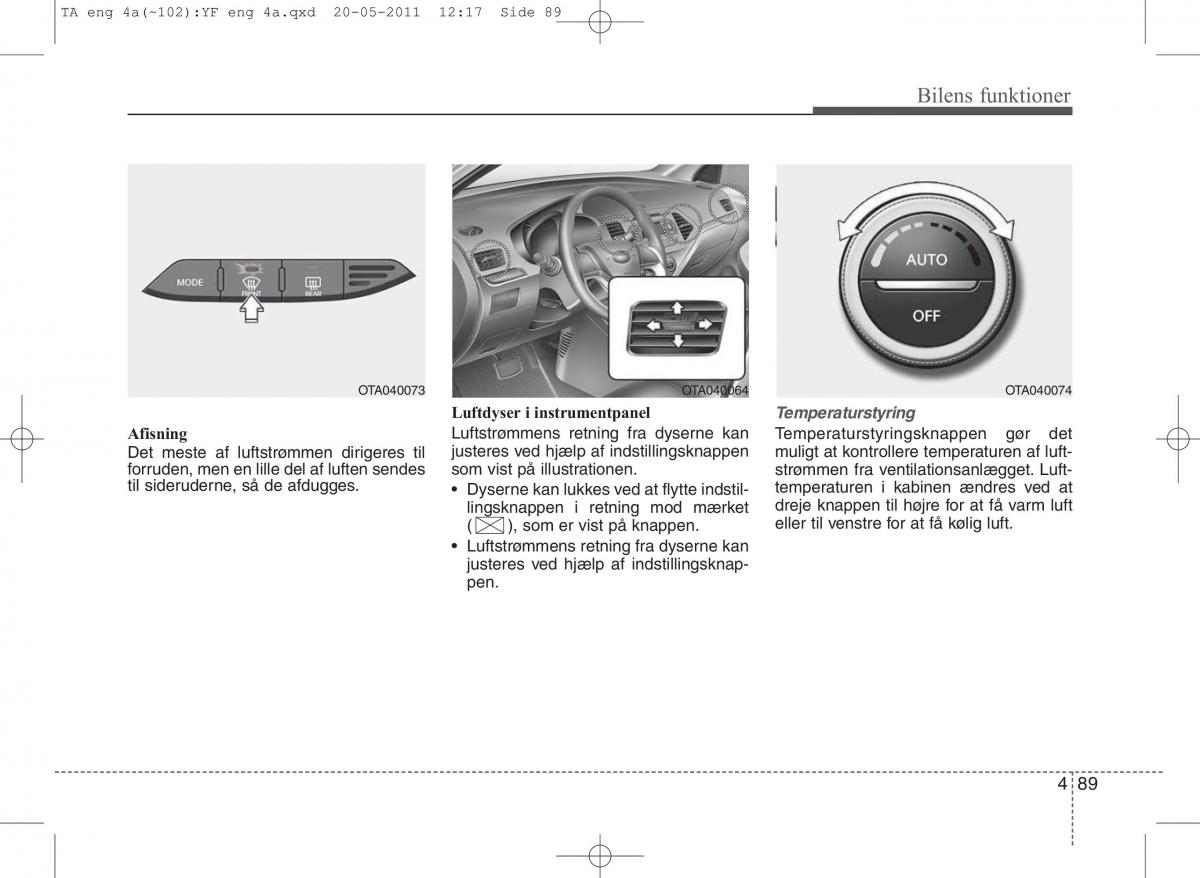 KIA Picanto II 2 Bilens instruktionsbog / page 165