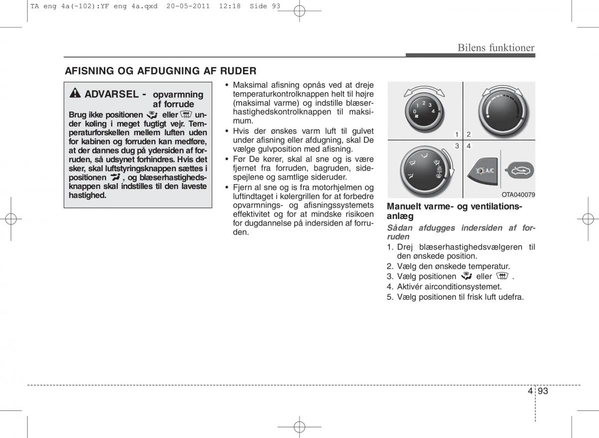 KIA Picanto II 2 Bilens instruktionsbog / page 169