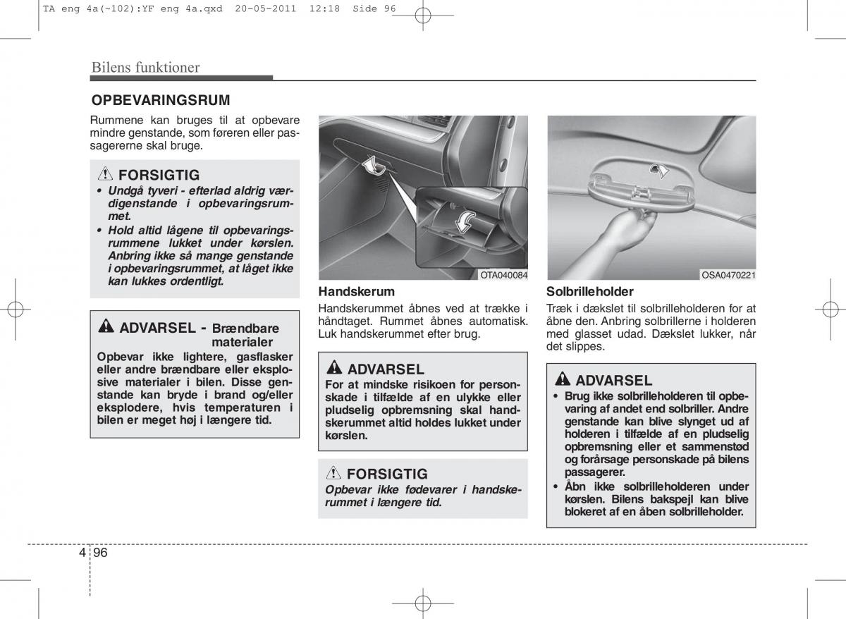 KIA Picanto II 2 Bilens instruktionsbog / page 172