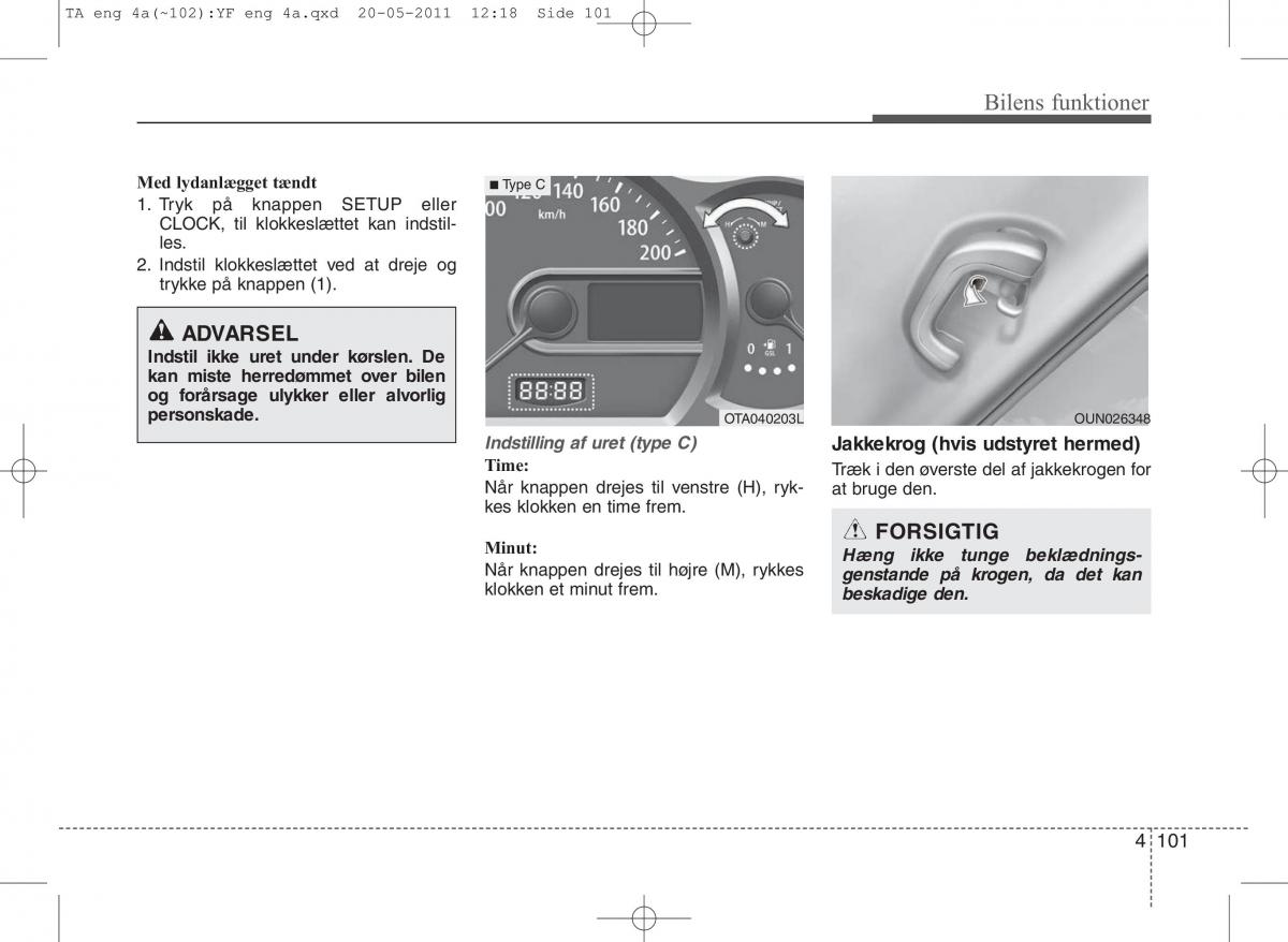 KIA Picanto II 2 Bilens instruktionsbog / page 177