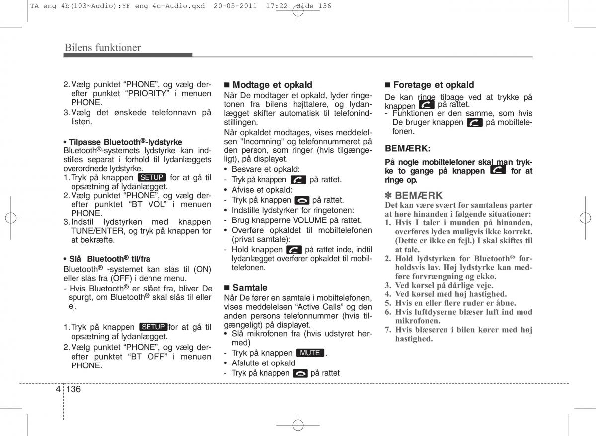 KIA Picanto II 2 Bilens instruktionsbog / page 212