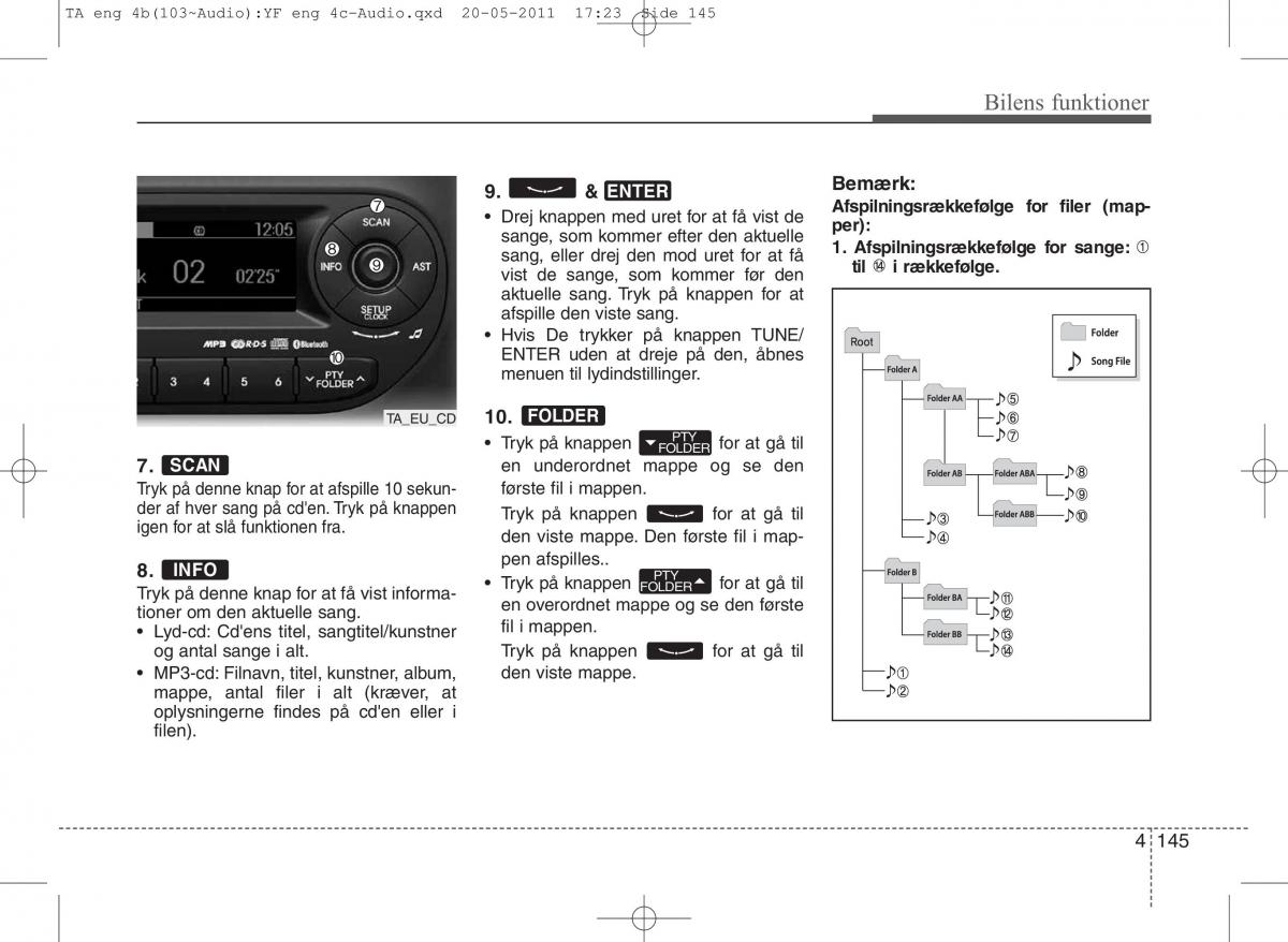 KIA Picanto II 2 Bilens instruktionsbog / page 221