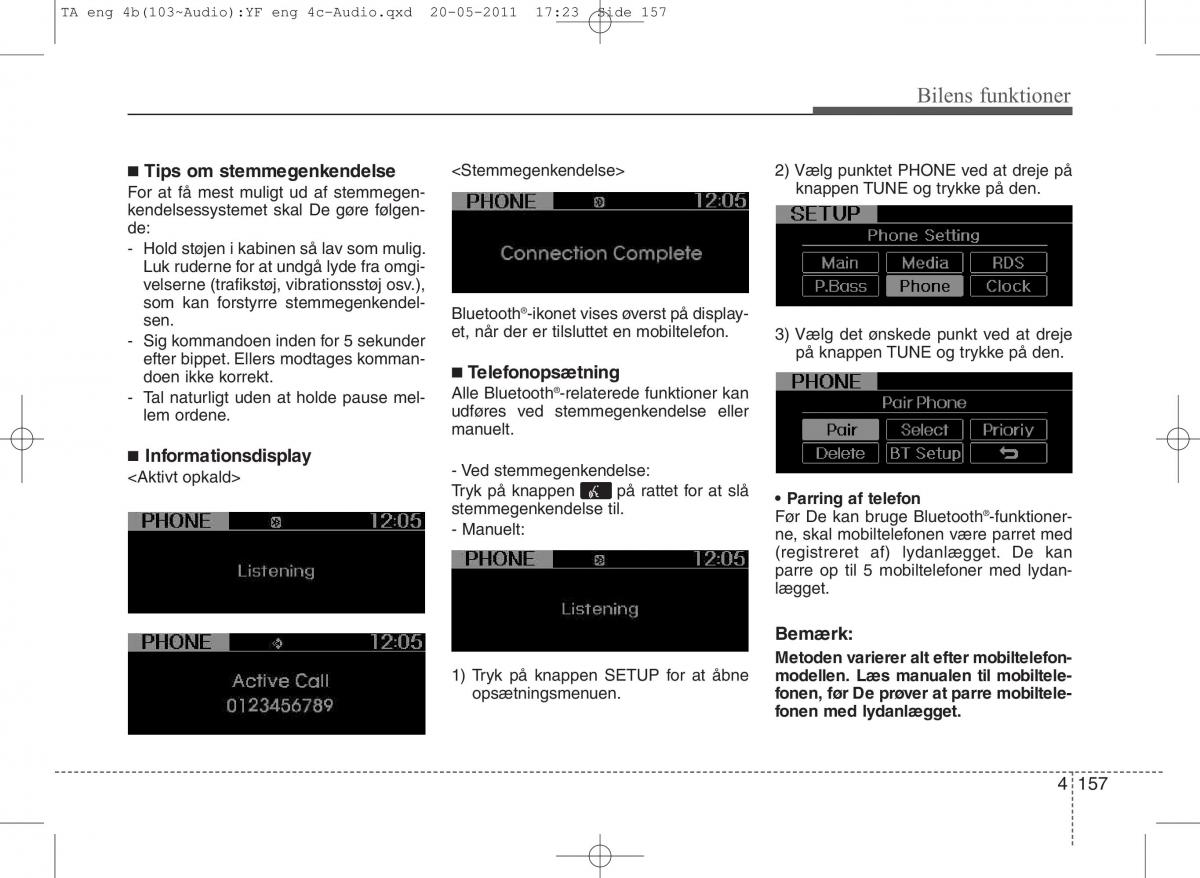 KIA Picanto II 2 Bilens instruktionsbog / page 233