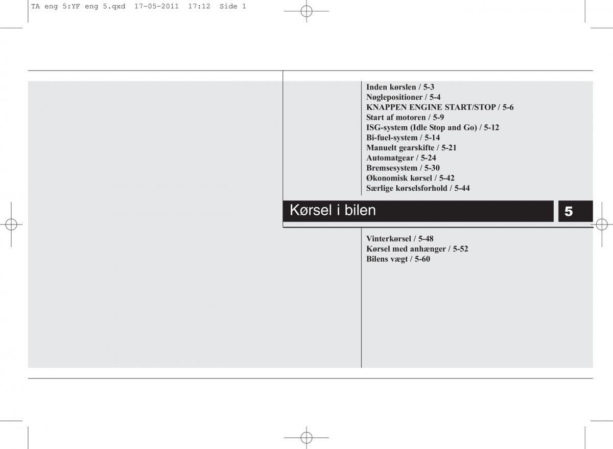 KIA Picanto II 2 Bilens instruktionsbog / page 241